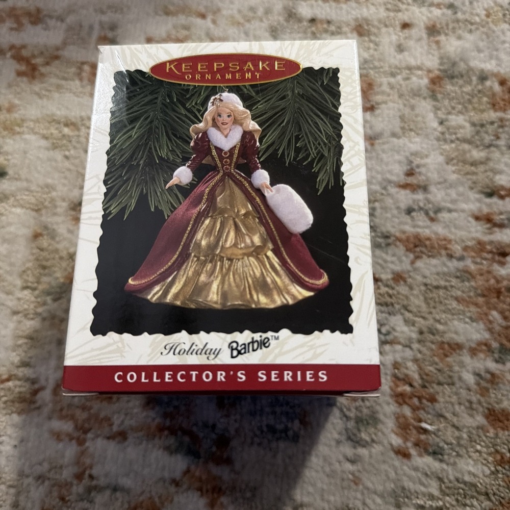 Vintage 1996 Hallmark Holiday Barbie Ornament – Keepsake Collector Series